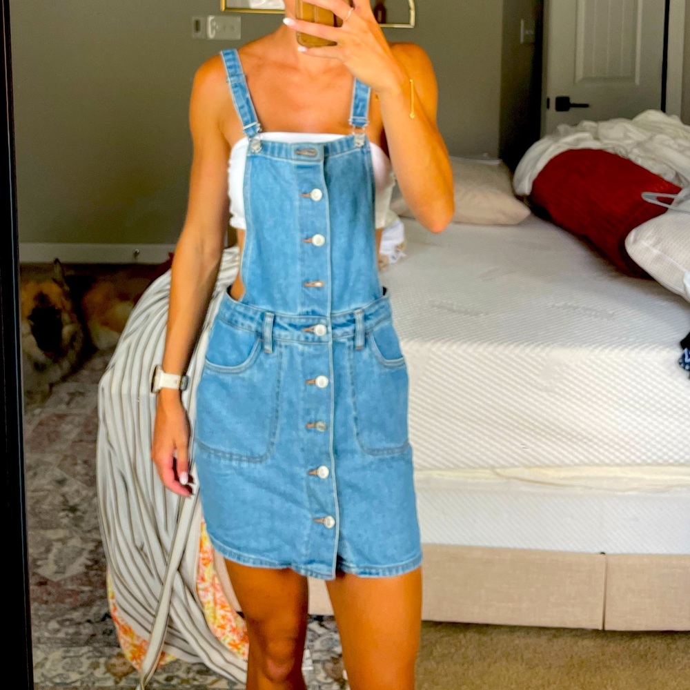Skirt overalls